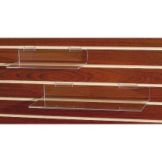 Acrylic Slatwall Shelf, 12" x 6"