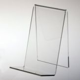Clear Acrylic Countertop Book Stand, 4" x 7" x 5"