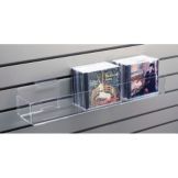 Acrylic Slatwall Merchandise Shelf, 12"