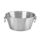 Erwyn Products Brushed S/S Double Wall Insulated 15" Party Tub