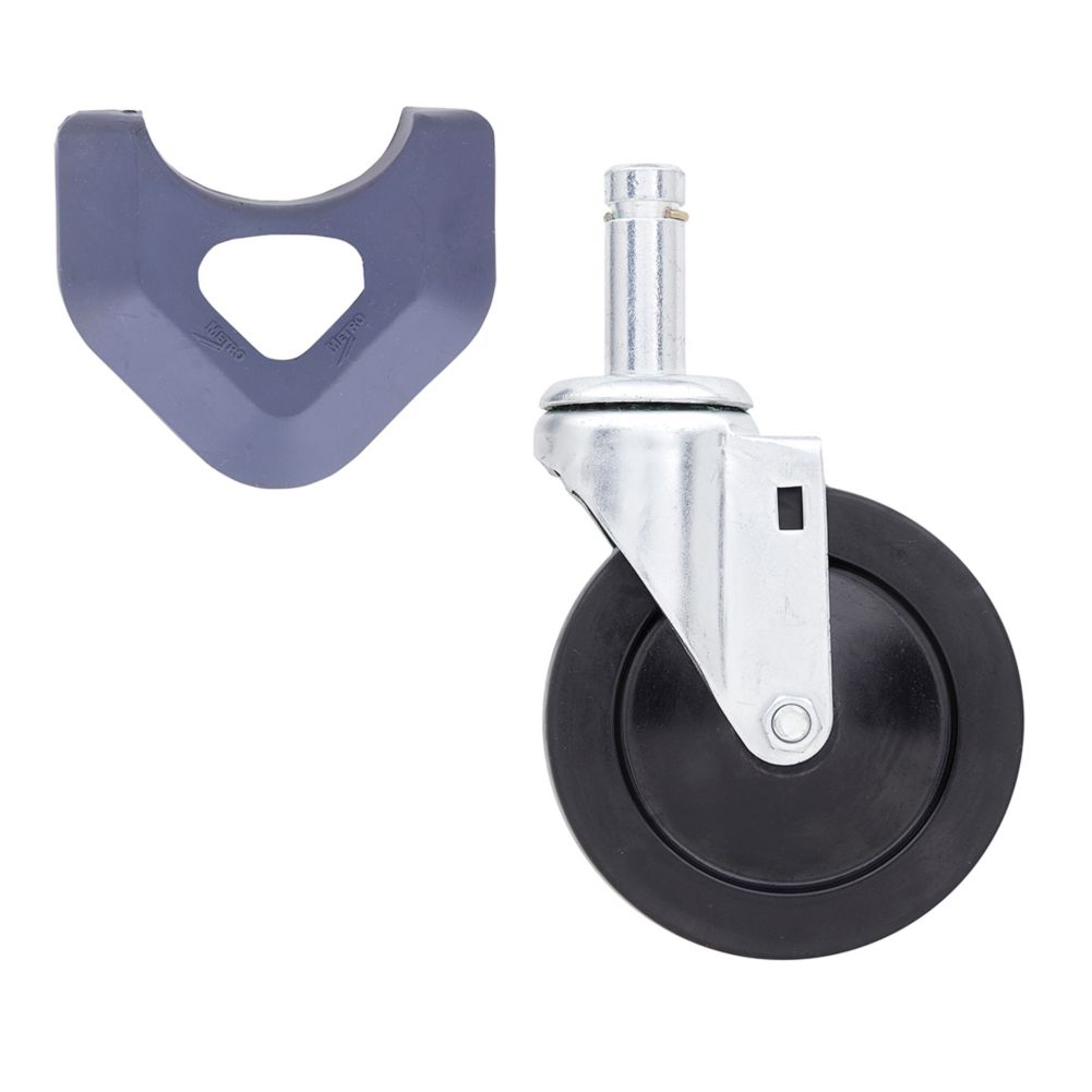 Metro&reg; MetroMax iQ&reg; Resilient Tread Swivel Stem Caster