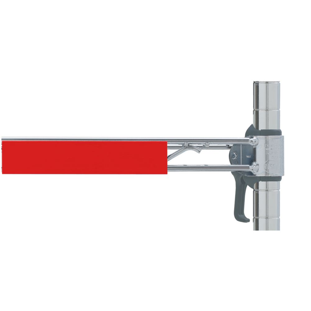 Metro&reg; Red 6" Shelf Marker f/ Super Erecta&reg; Shelves