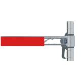 Metro&reg; Red 6" Shelf Marker f/ Super Erecta&reg; Shelves