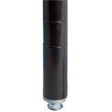 Super Erecta Post w/ Adjustable Leveling Bolt, Black, 54"