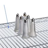 Metro&reg; Super Erecta&reg; 18 x 48" Clear Shelf Inlay