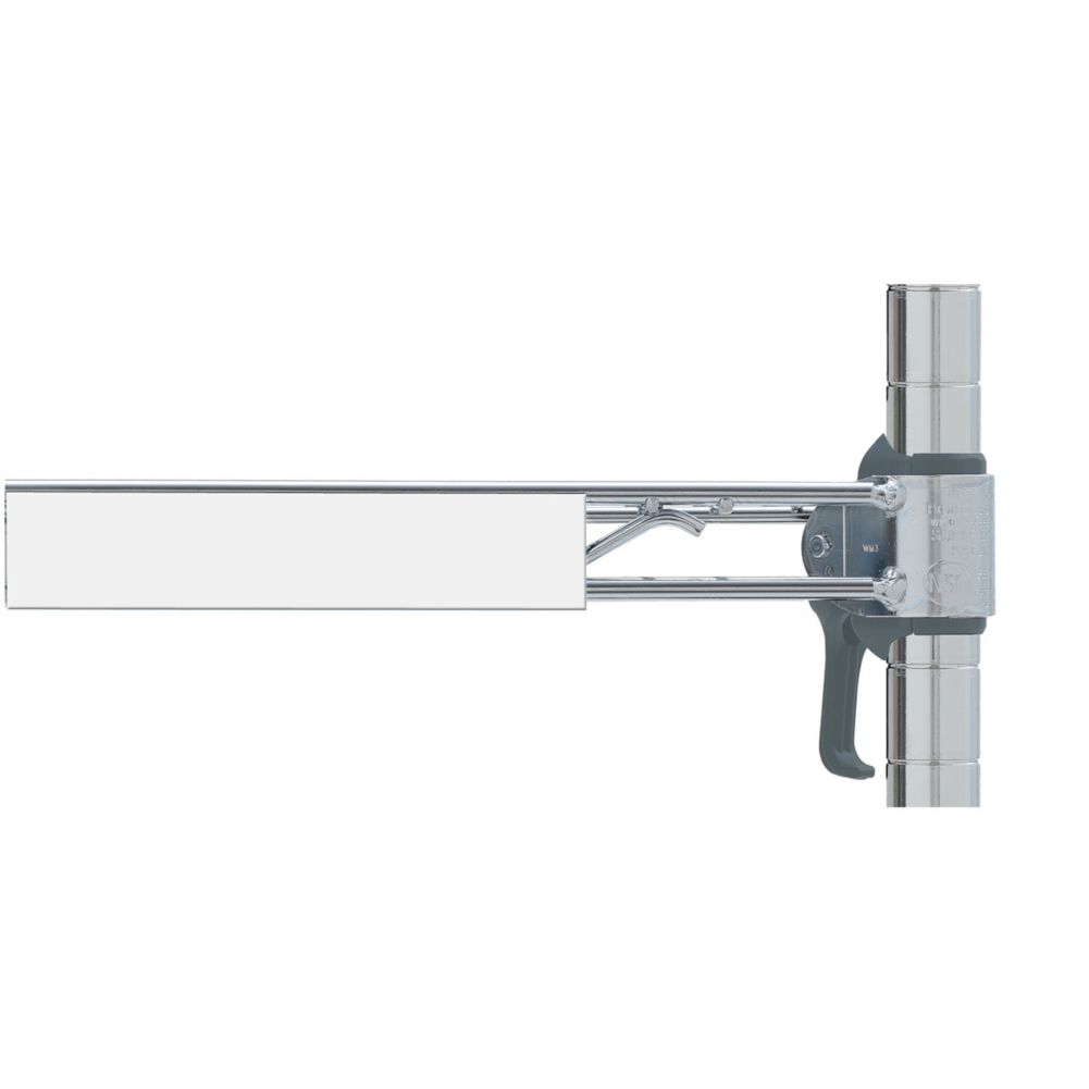 Metro&reg; White 6" Shelf Marker f/ Super Erecta&reg; Shelves
