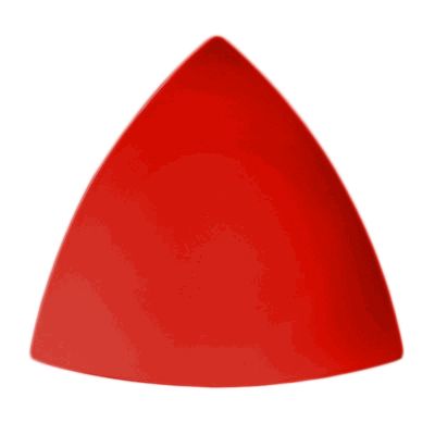 Oneida&reg; Stealth&trade; Aztec Red 11-3/4" Flat Triangle Plate