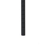 Super Erecta SiteSelect Post for Stem Casters, Black, 54" H