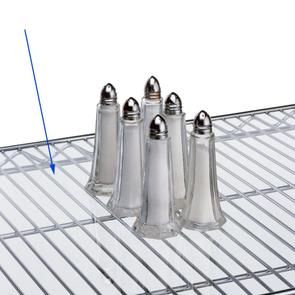 Metro&reg; Super Erecta&reg; 24 x 36" Clear Shelf Inlay