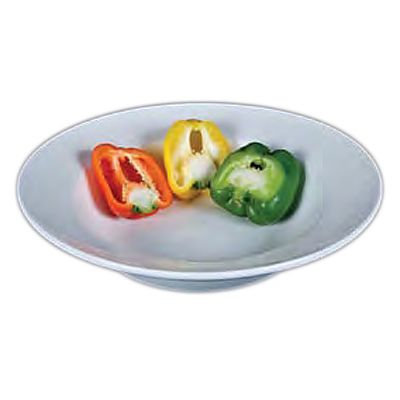 Buffet Euro 16" Round White Porcelain Bowl