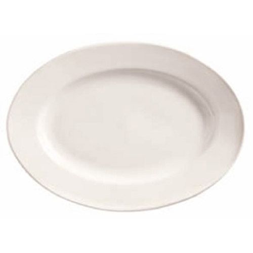 Porcelana Wide Rim Oval Platter, 15" x 10"