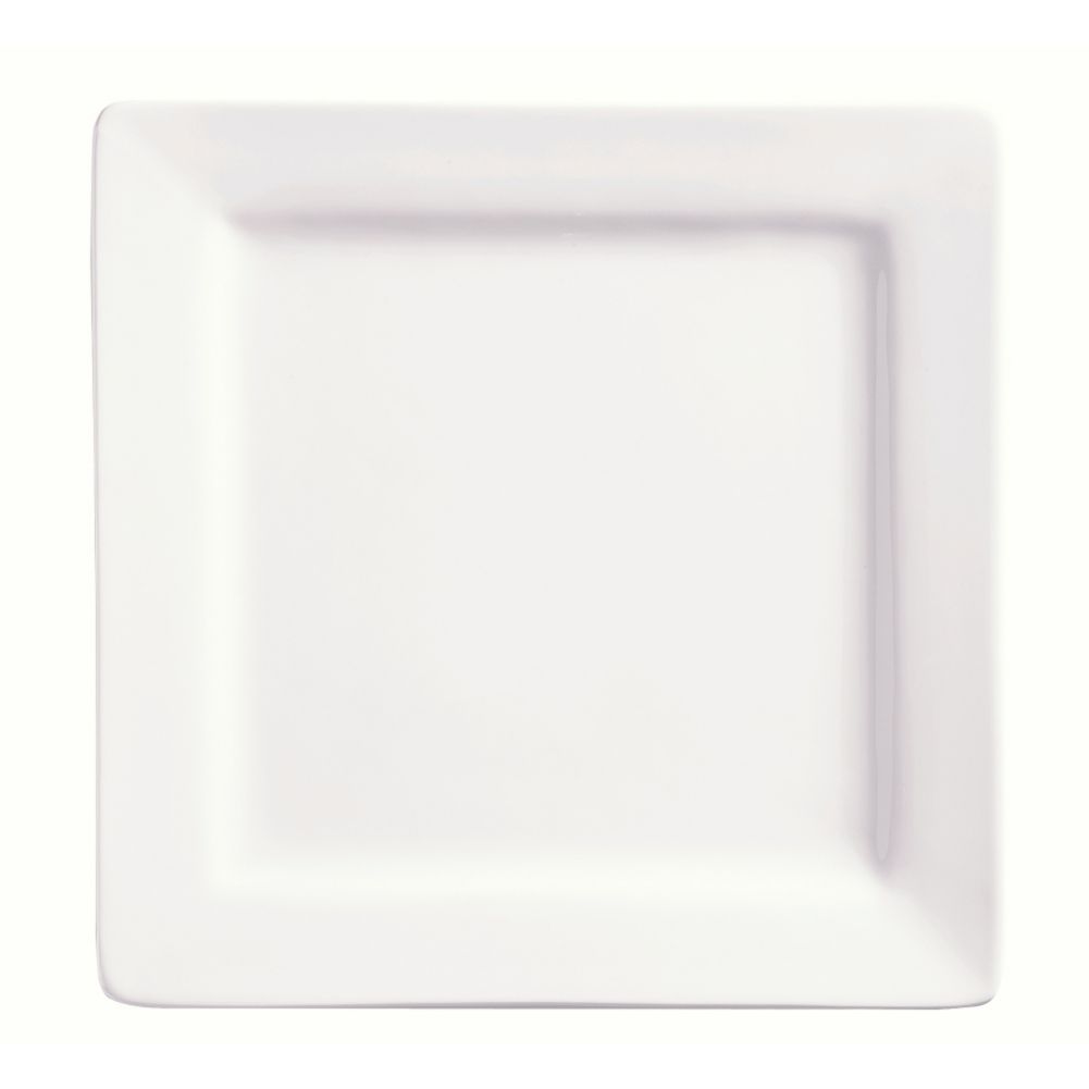 Slate Ultra Bright White 6" Square Plate