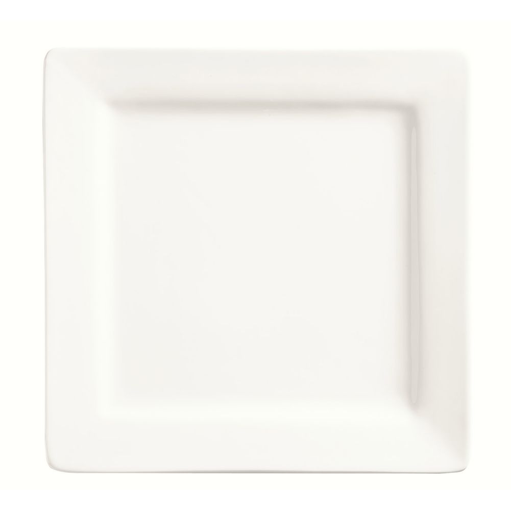 Slate Ultra Bright White 7" Square Plate