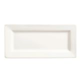 World Tableware Slate Ultra Bright White 11 x 5 Rectangular Plate