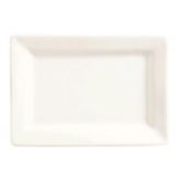 Slate Ultra Bright White Rectangular Plate, 8" x 6"