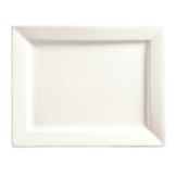 Slate Ultra Bright White Rectangular Plate, 14" x 11"