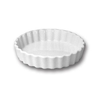 Hall&reg; China Bright White 8 Oz. Fluted Souffle / Creme Brulee Dish