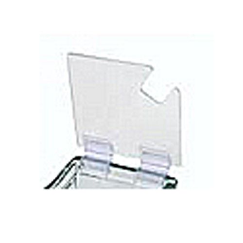 Cal-Mil&reg; Lid with Notch for 4" Square Glass Jars