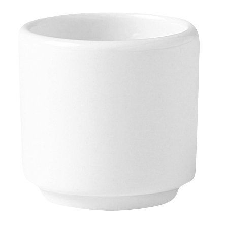 Steelite Distinction Monaco Vogue White 1-7/8"H Footless Egg Cup