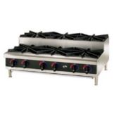 Star&reg; Mfg Star-Max&reg; Gas Step-Up 6-Burner Hot Plate