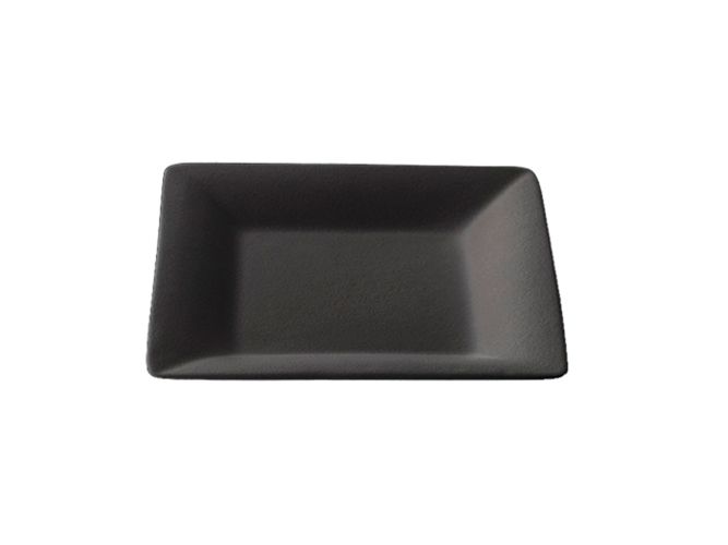 Bugambilia Black Resin Coated 40.5 Oz Square Buffet Platter