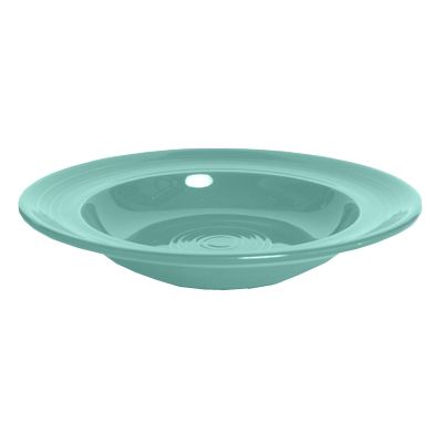 Tuxton&reg; 12 Oz. Cilantro Rim Soup Bowl
