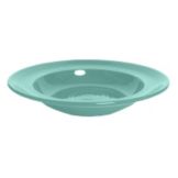 Tuxton&reg; 12 Oz. Cilantro Rim Soup Bowl