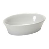 Tuxton&reg; 7 Oz. Eggshell Oval Baker