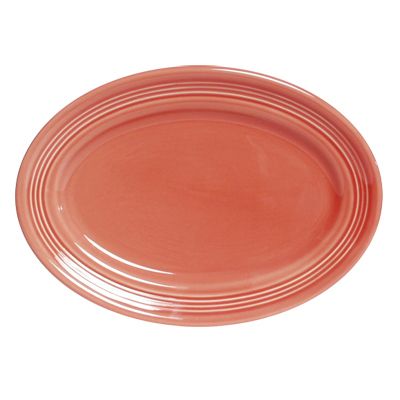 Tuxton&reg;  11-1/2" x 8-3/8" Cinnebar Oval Platter