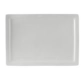 Tuxton&reg; 15-1/2" x 11" White Rectangular Plate