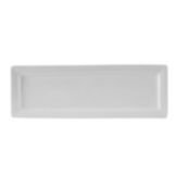Tuxton&reg; 16" x 5-1/2" White Rectangular Plate