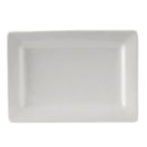 Tuxton&reg; 8" x 5-1/2" White Rectangular Plate