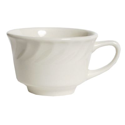 Tuxton&reg; Meridian 8 Oz. Eggshell Short Cup