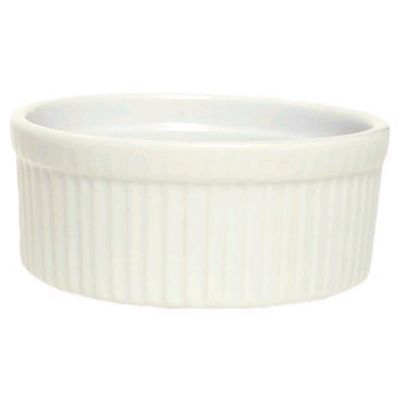 Tuxton&reg; 8 Oz. Eggshell Swirl Sides Souffle