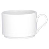 Millenia Stacking Cup, White, 7.5 oz