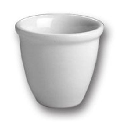 Hall&reg; China Round White 6 Oz. Custard Cup