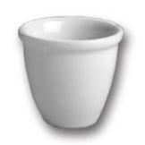 Hall&reg; China Round White 6 Oz. Custard Cup