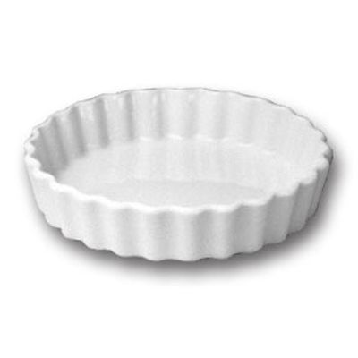 Hall&reg; China Bright White 5 Oz. Fluted Souffle / Creme Brulee Dish