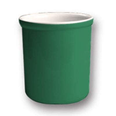 Hall&reg; China PDQ ValueLine&trade; 2 Qt. Forest Green Bain Marie Jar