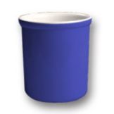 Hall&reg; China PDQ ValueLine&trade; 2 Qt. Cobalt Blue Bain Marie Jar