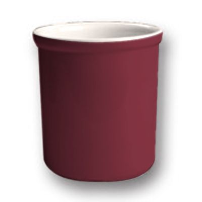 Hall&reg; China PDQ ValueLine&trade; 1 Gal. Maroon Bain Marie Jar