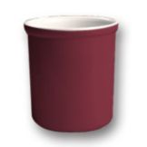 Hall&reg; China PDQ ValueLine&trade; 1 Gal. Maroon Bain Marie Jar