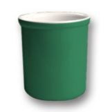 Hall&reg; China PDQ ValueLine&trade; 1 Gal Forest Green Bain Marie Jar