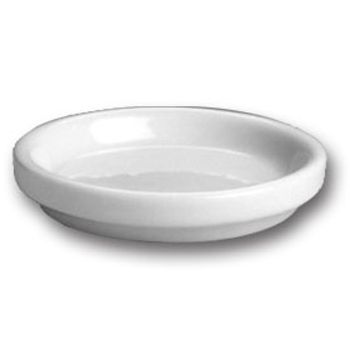 Hall&reg; China White 1.75 Oz. Round Relish Dish