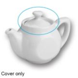 Hall&reg; China White Cover for #1640 Flat Sided Teapot