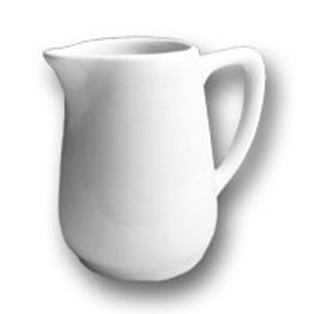 Hall&reg; China White 6 Oz. Carlton Creamer with Handle