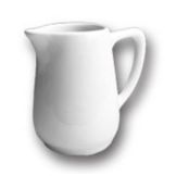 Hall&reg; China White 14 Oz. Carlton Creamer with Handle