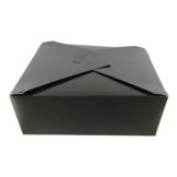 Bio-Pak #1 Black Container. 4.38 x 3.5 x 2.5
