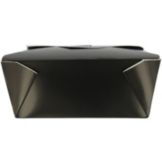 Bio-Pak #4 Black Container. 7.75 x 5.5 x 3.5