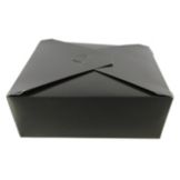 Bio-Pak #2 Black Container. 7.75 x 5.5 x 1.88